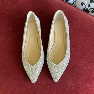 Betsy Johnson Rhinestone Jude Evening Flats